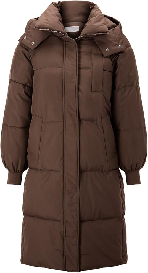 Classic Hooded Long Puffer Jacket – Wärme, Komfort und Schutz im Alltag