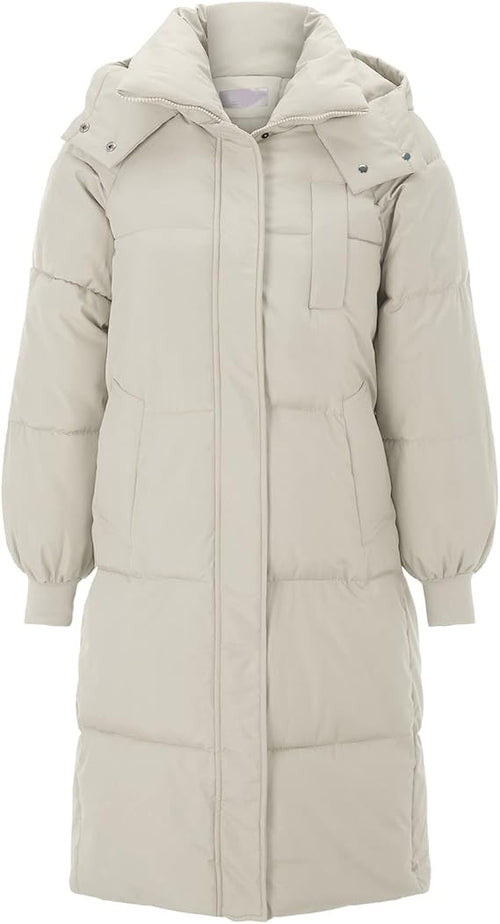 Classic Hooded Long Puffer Jacket – Wärme, Komfort und Schutz im Alltag