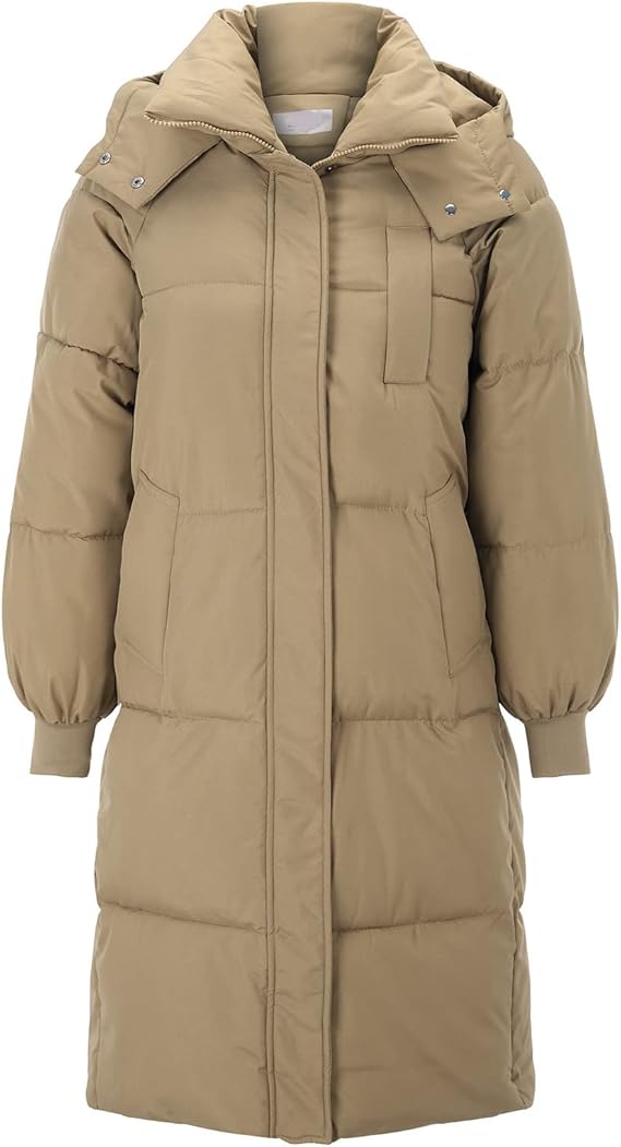 Classic Hooded Long Puffer Jacket – Wärme, Komfort und Schutz im Alltag